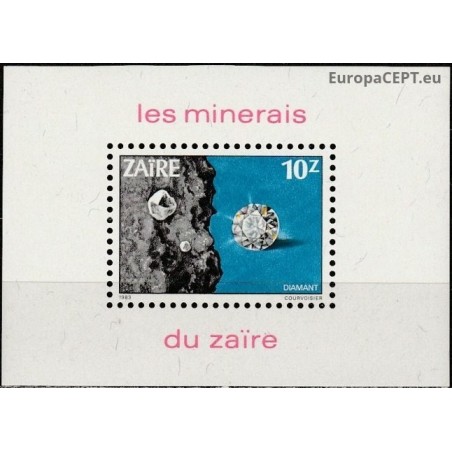 Zairas 1983. Mineralai (deimantas)