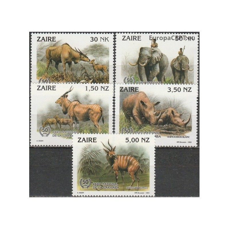 Zaire 1993. Garamba National park