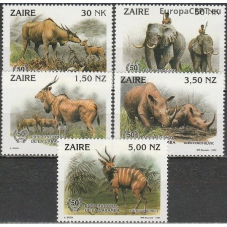 Zaire 1993. Garamba National park
