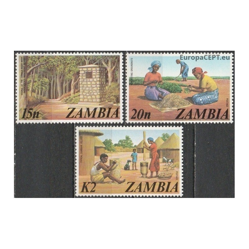 Zambia 1975. Country views