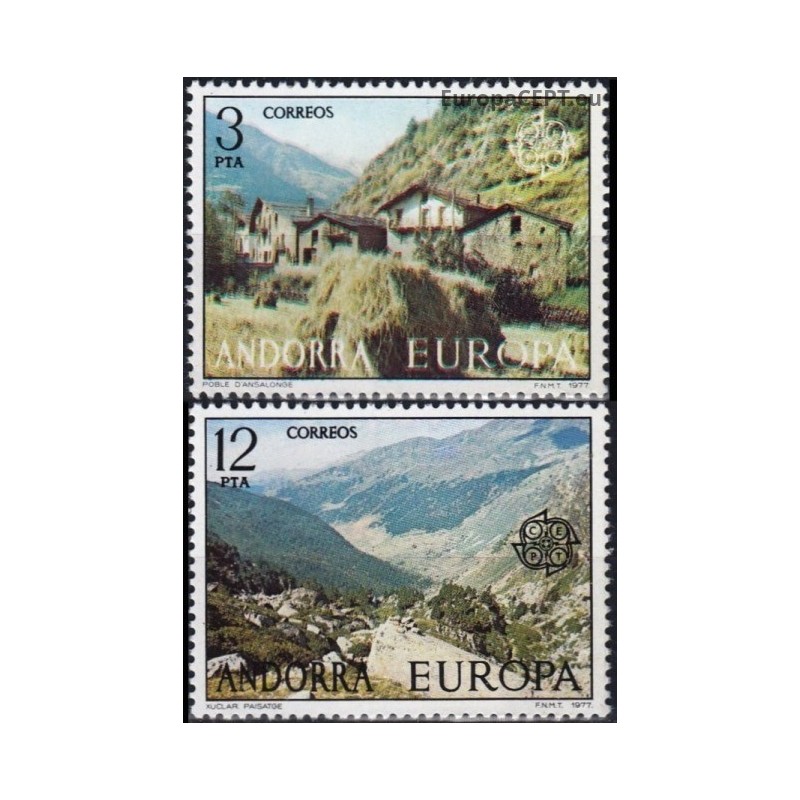 Andorra (spanish) 1977. Landscapes