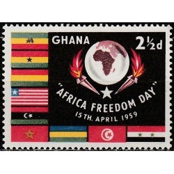 Ghana 1959. National flags...