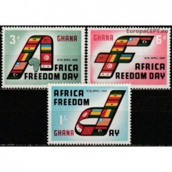 Ghana 1960. National flags of African countries