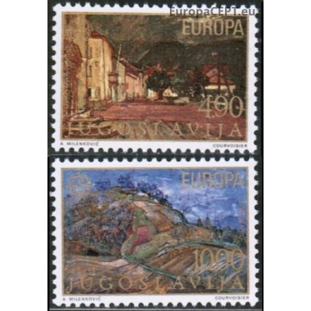 Yugoslavia 1977. Landscapes in Paintings