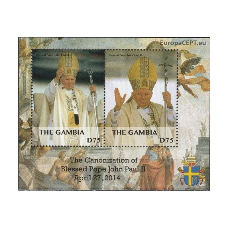 Gambia 2014. Canonization of Pope John Paul II