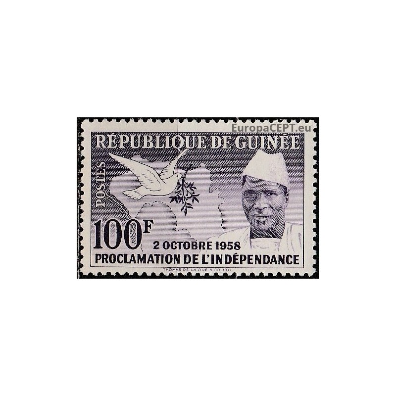 Guinea 1959. National independence
