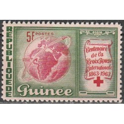 Guinea 1963. Red Cross