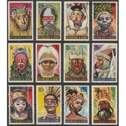 Guinea 1965. Traditional masks