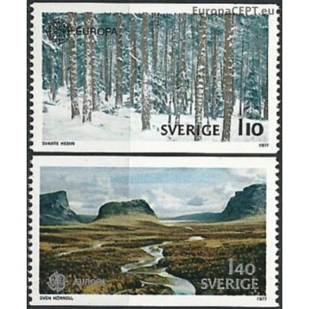 Švedija 1977. Kraštovaizdžiai