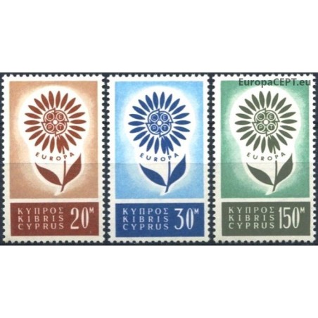 Cyprus 1964. CEPT: Stylised Flower with 22 petals