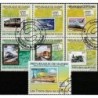 Guinea 2009. Stamps on stamps (trains)