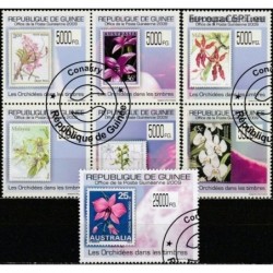 Gvinėja 2009. Ženklai ženkluose (orchidėjos)
