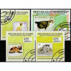 Guinea 2009. Stamps on stamps (cats)