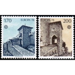 San Marino 1978. Architecture monuments