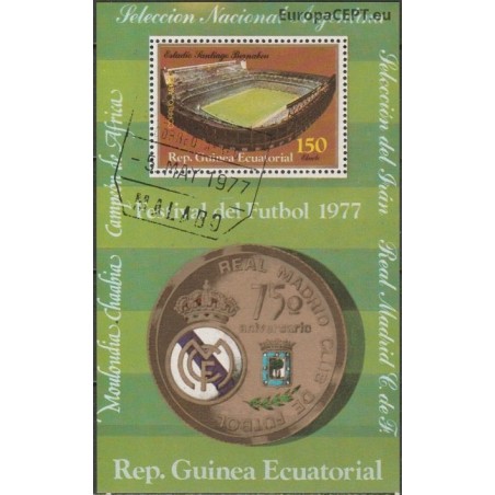 Equatorial Guinea 1977. Soccer in Spain