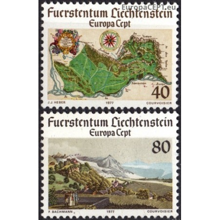 Liechtenstein 1977. Landscapes
