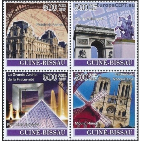 Bisau Gvinėja 2007. Paryžiaus monumentai