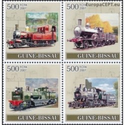 Guinea-Bissau 2007. Steam locomotives