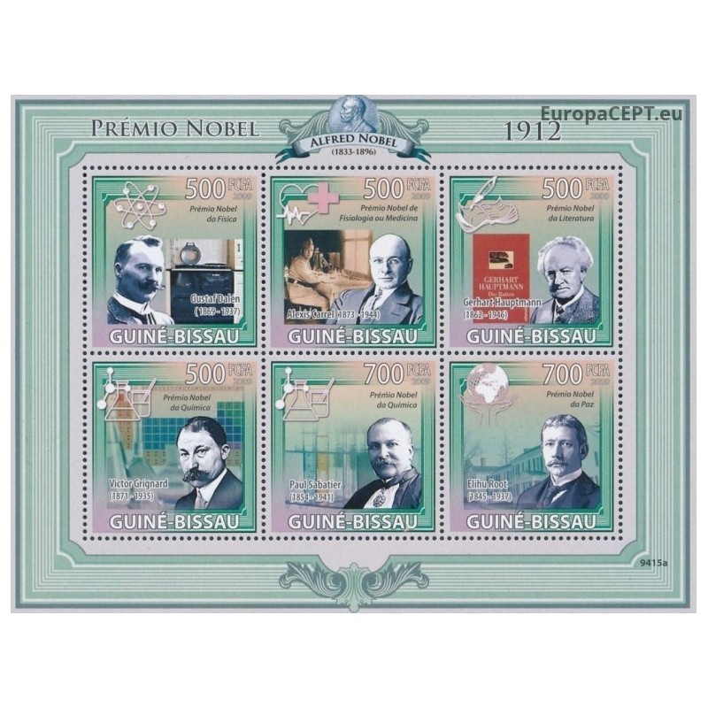 Guinea-Bissau 2009. Nobel Prize laureates 1912