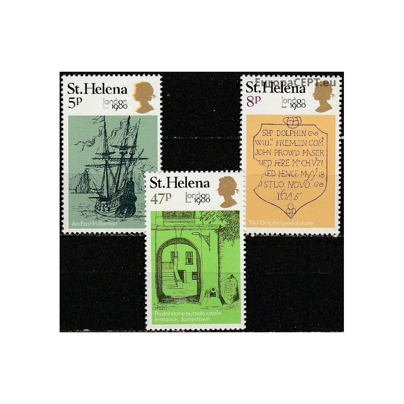 Saint Helena 1980. Post history