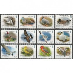 Saint Helena 2015. Birds (definitive issue of 12 stamps)
