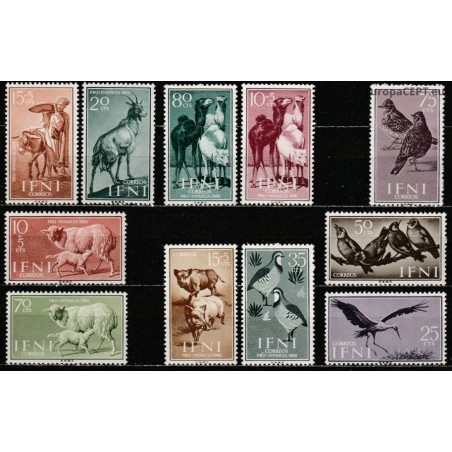 Ifni 1959-1960. Fauna (3 complete sets)