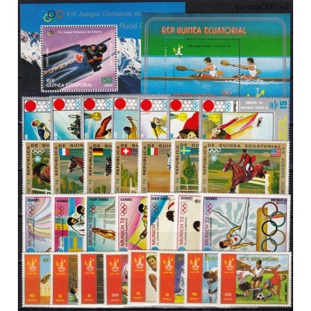 Equatorial Guinea 1972-1978. Olympic Games on stamps