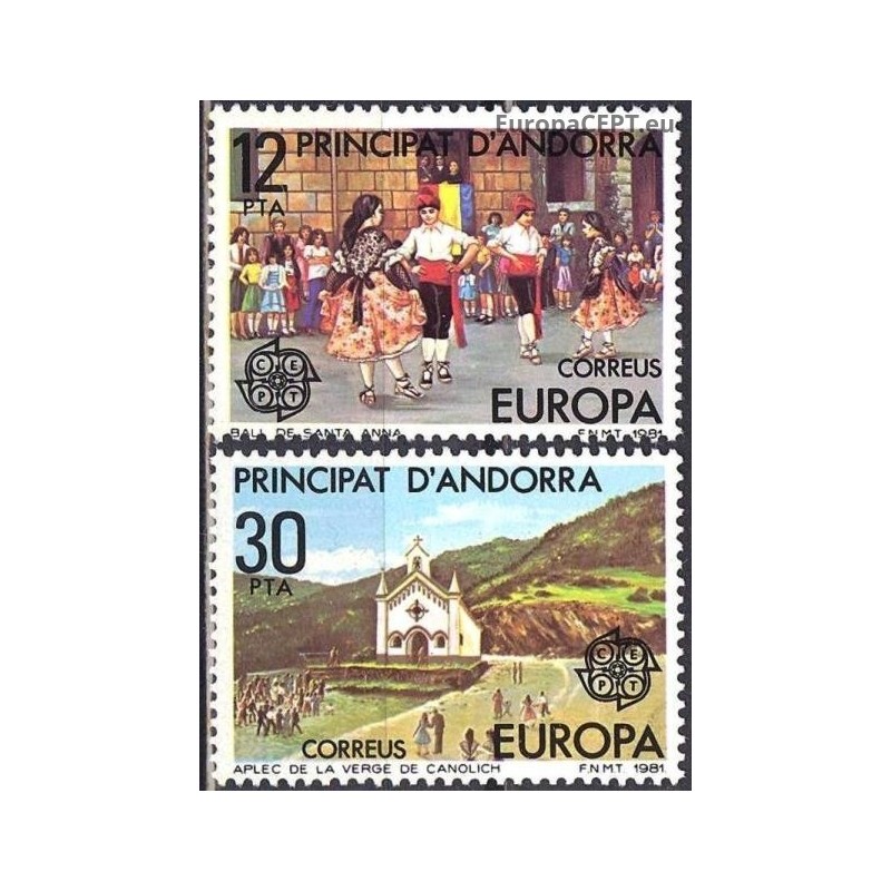 Andorra (spanish) 1981. Folklore