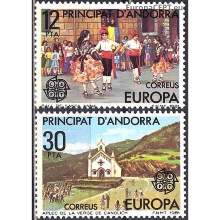 Andorra (spanish) 1981. Folklore