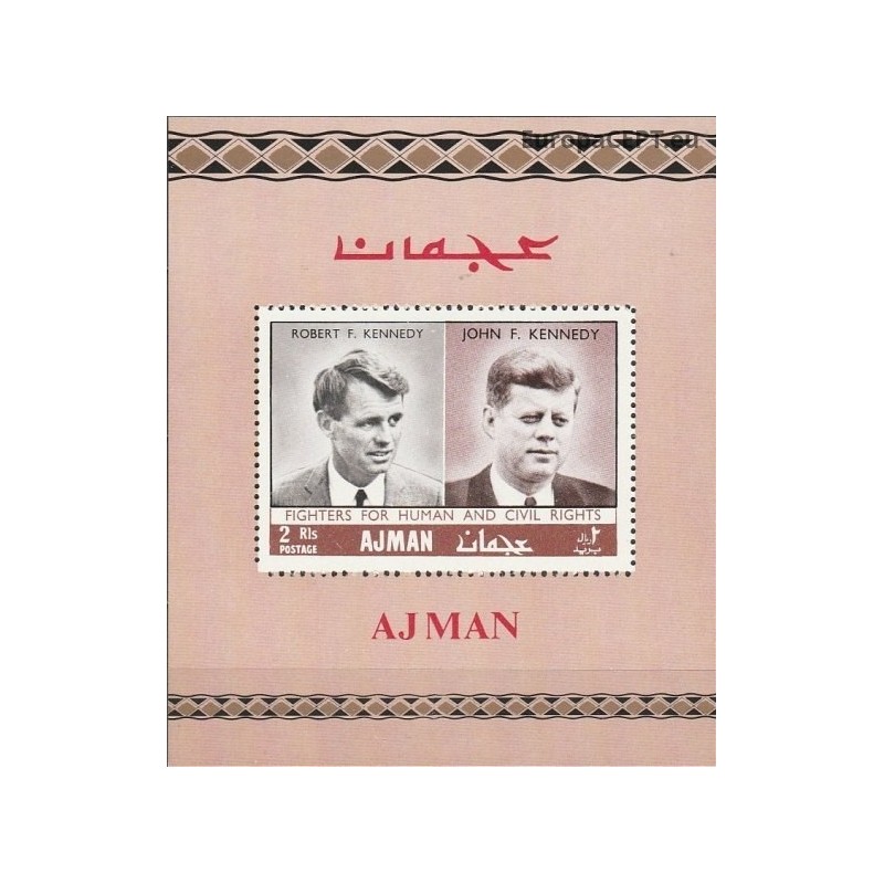 Ajman 1968. Robert and John Kennedy