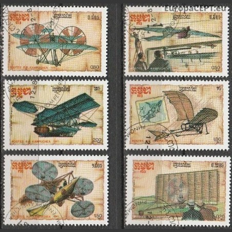 Cambodia 1987. History of aviation
