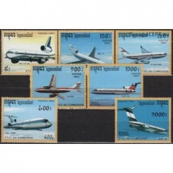 Cambodia 1991. Airplanes