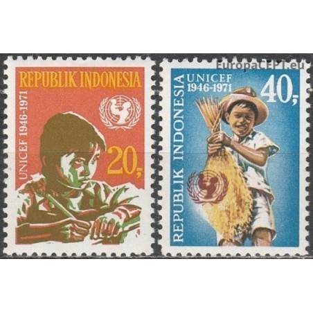 Indonezija 1971. Vaikų fondas UNICEF