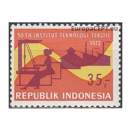 Indonesia 1972. Textil industry