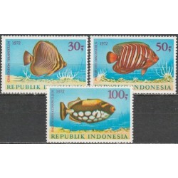 Indonezija 1972. Žuvys
