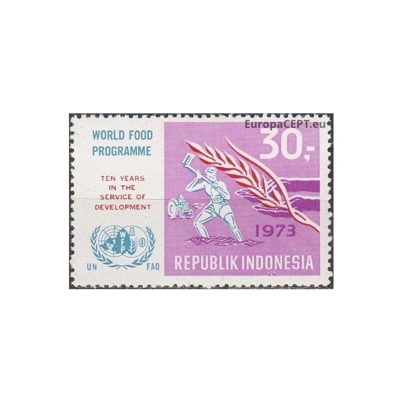 Indonezija 1973. Pasaulio maisto programa