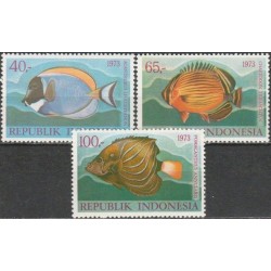 Indonezija 1973. Žuvys