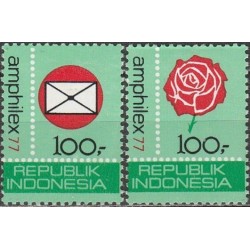 Indonesia 1977. Philatelic exhibition AMPHILEX