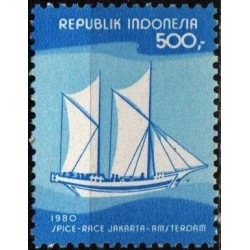 Indonezija 1980. Burlaivių...