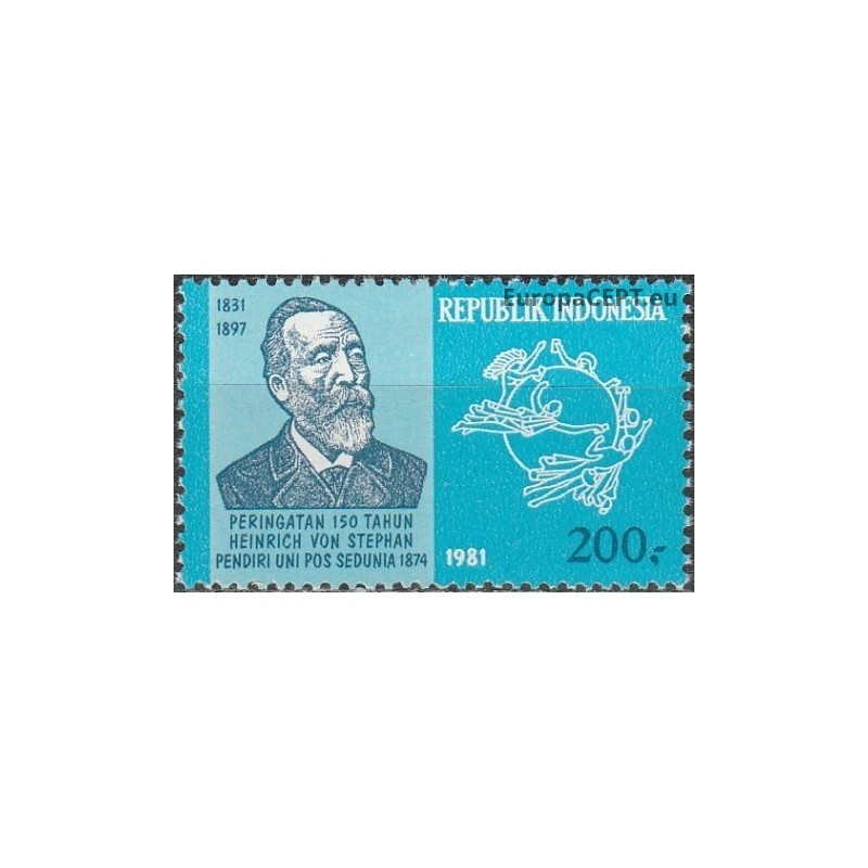 Indonesia 1981. Co-founder of the Universal Postal Union