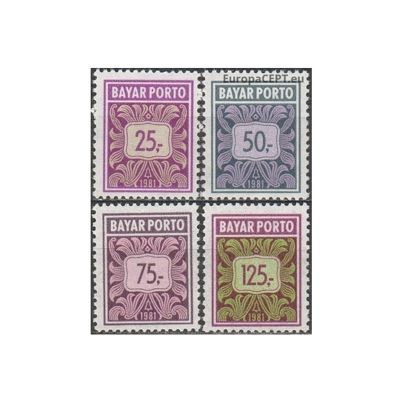 Indonesia 1981. Postage revenue stamps