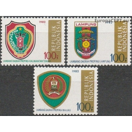 Indonesia 1982. Coats of arms of the provinces (V)