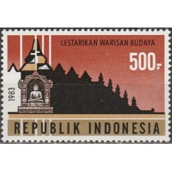Indonesia 1983. Borobudur...