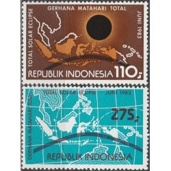 Indonesia 1983. Total solar eclipse