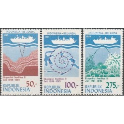 Indonesia 1985. Ocean research