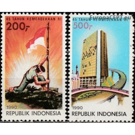 Indonesia 1990. National independence