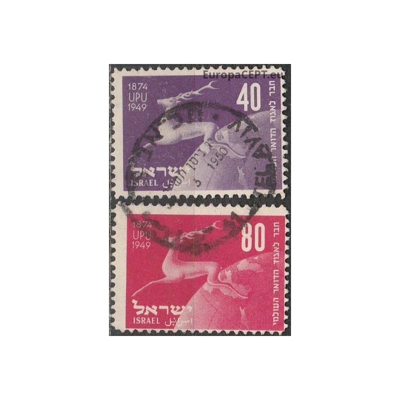 Izraelis 1950. Pasaulinė pašto sąjunga