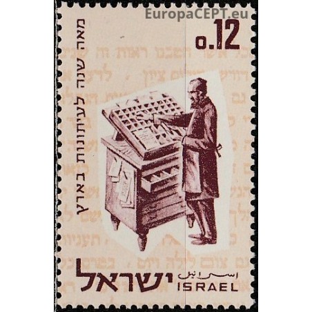 Israel 1963. History of printing