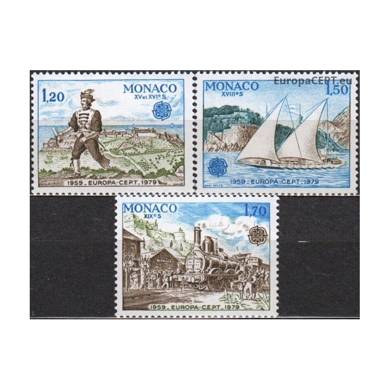 Monakas 1979. Paštas ir ryšiai