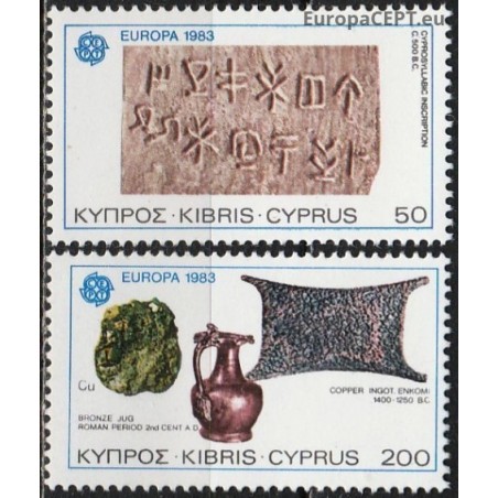 Cyprus 1983. Great Works of the Humanity